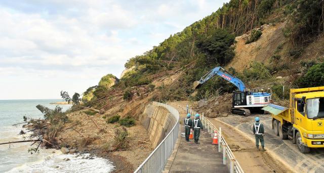 国道２２０号復旧めど立たず 台風２２号被害 防災 危機管理トピックス リスク対策 Com 新建新聞社